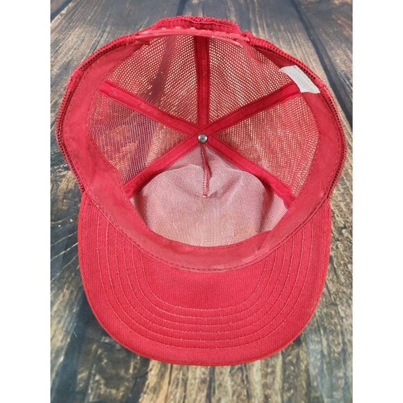 Bill Elliott Hat Red NASCAR Patch Hat Snapback USA Made Vintage Cap Most Popular - Picture 7 of 7